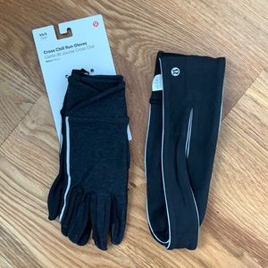 Lululemon Running Gloves & Headband